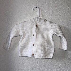 Carter's White Knit Sweater